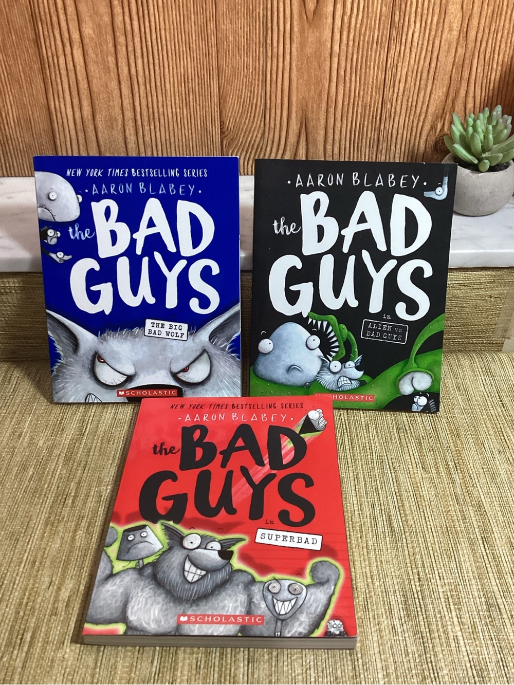 Scholastic The Bad Guys paperback Cover Set 6,8,9